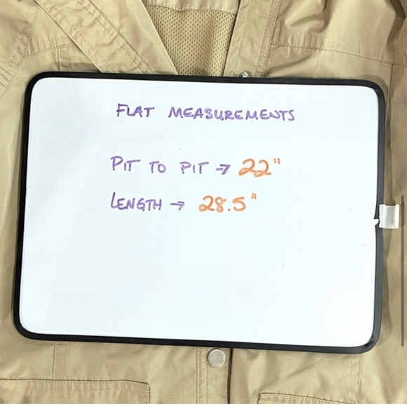 Vintage Midtown Tan Utility Style Light Jacket M - Picture 6 of 15